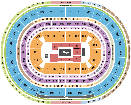 United Center Big Jam Seating Chart